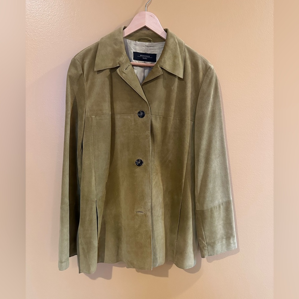 **Max Mara Weekend Suede Jacket - 6